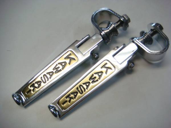 新品 KAWASAKI文字入り ハイウェイペグ (KH/SS/S1/S2/H2