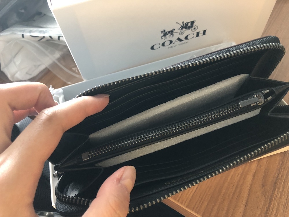 コーチ 長財布ラウンドファスナー レディース ブランド COACH レザー