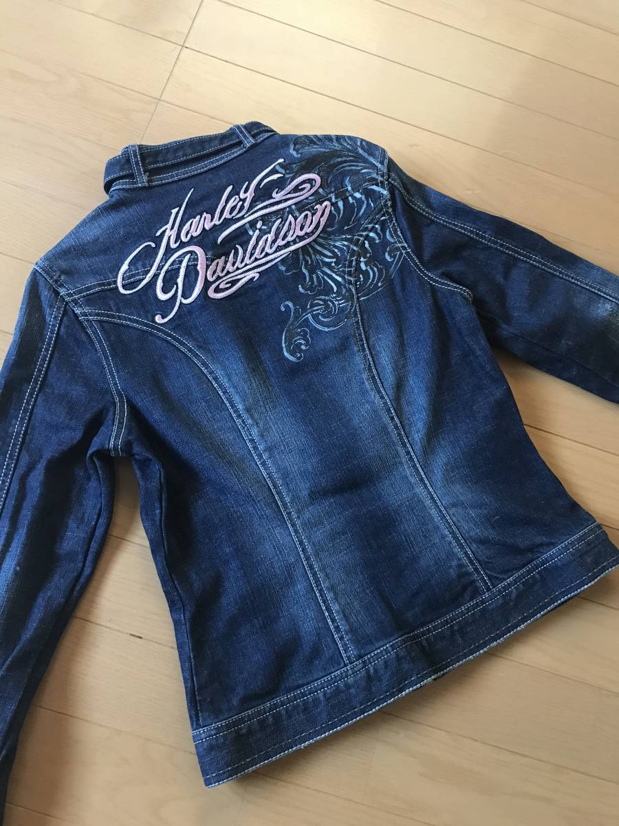 デニムジャケット レディース gジャン ハーレーダビッドソン Harley