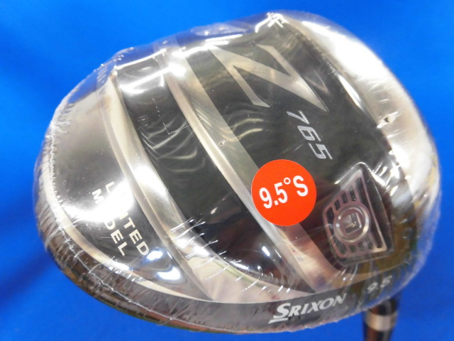 【新品】ダンロップ　ＳＲＩＸＯＮ　スリクソン　Ｚ７６５　リミテッドモデル　ドライバー　９．５°　【Ｓ】　ディアマナＢＦ６０　訳あり ドライバー Z765 リミテッドモデル インプレッション 中古ダンロップ 9.5