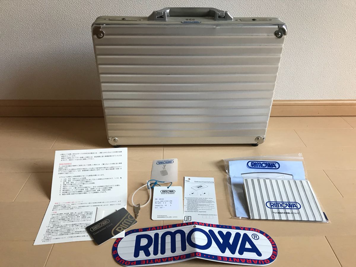 廃盤 レア リモワアタッシュケース 丸の内リモワ 購入 書類 ギャランティーカードあり リモワ 売買されたオークション情報 Yahooの商品情報をアーカイブ公開 オークファン Aucfan Com