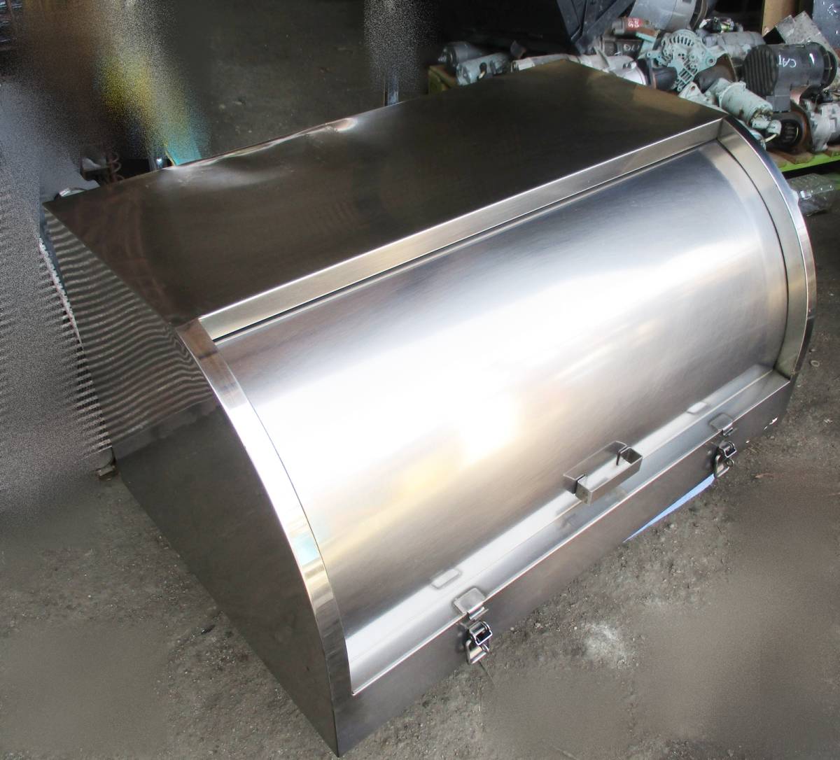 90cm 900mm ステンレス製 トラック 工具箱 収納ボックス 道具箱 (90×45 
