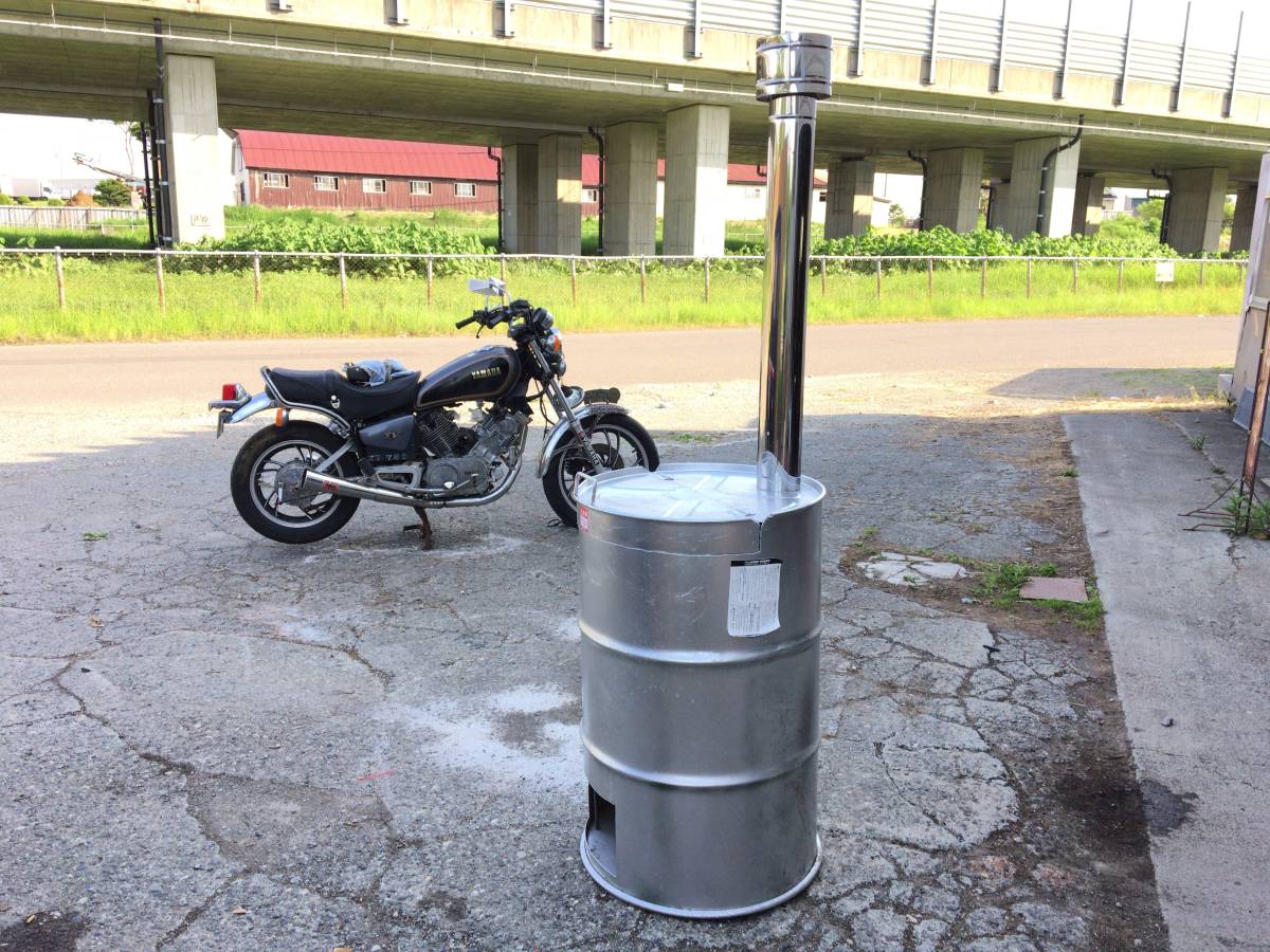札幌発　ドラム缶　焼却炉　未使用　引き取り限定