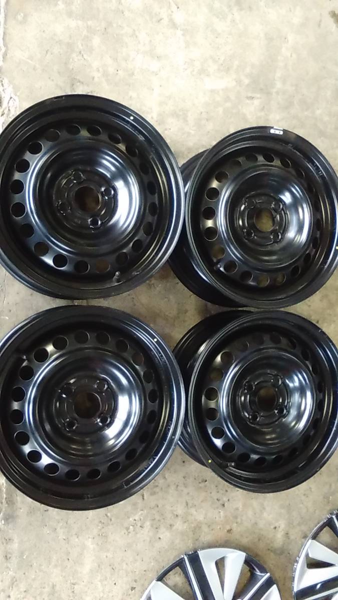 ホンダ　シャトル　純正ホイール4本セット&キャップ4枚セット　美品　スタッドレス用等に