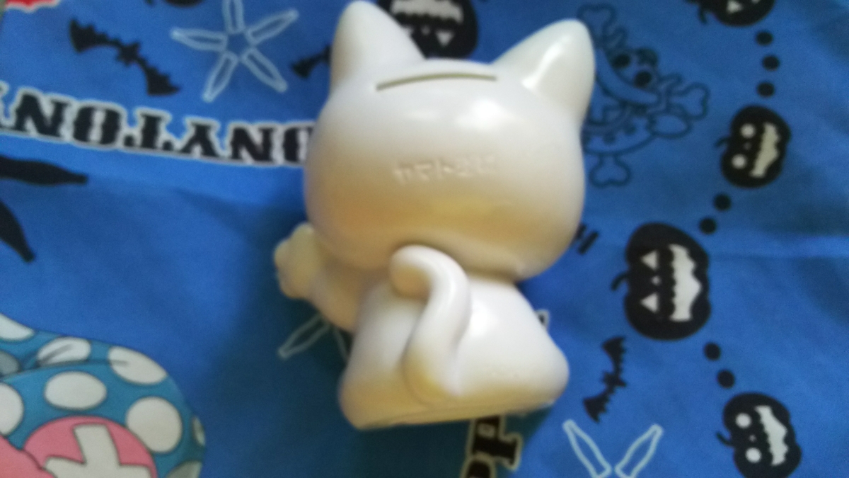 ヤマト運輸・白猫貯金箱・非売品_2