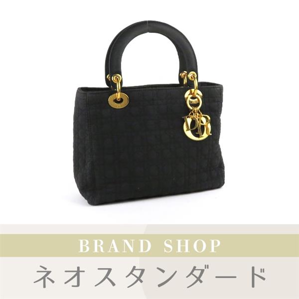 ディオール レディディオール ハンドバッグ RU0957 キャンバス 