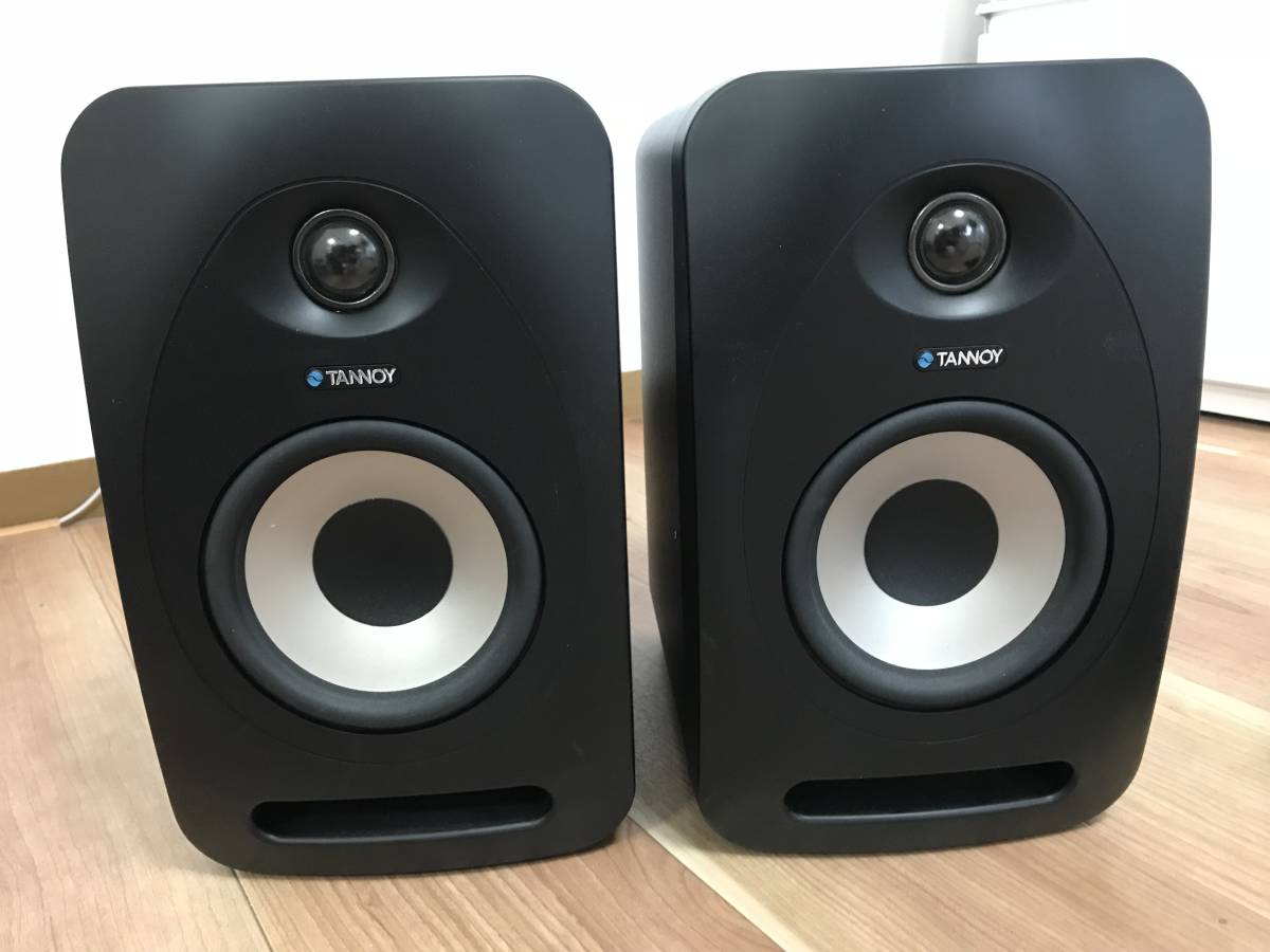 ペア美品】TANNOY Reveal 502 アクティブスピーカー【ペア/ケーブル