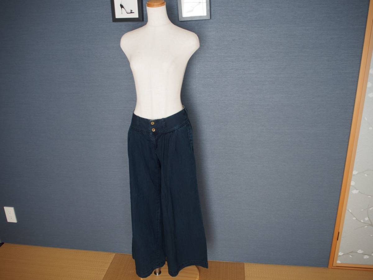 Pal'las Palace パラスパレス】☆インディゴ・藍ワイドパンツ綿100