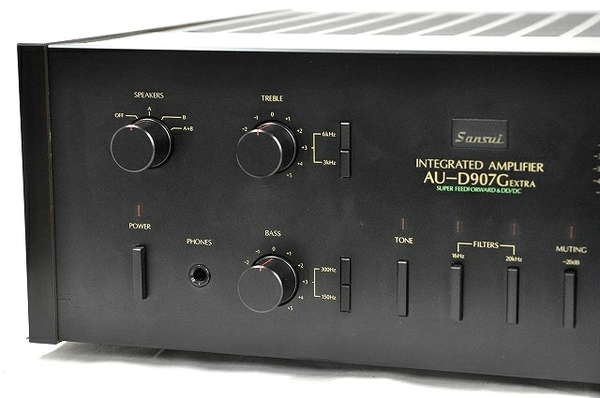 ジャンク サンスイ AU-D907G EXTRA プリメインアンプ ブラック