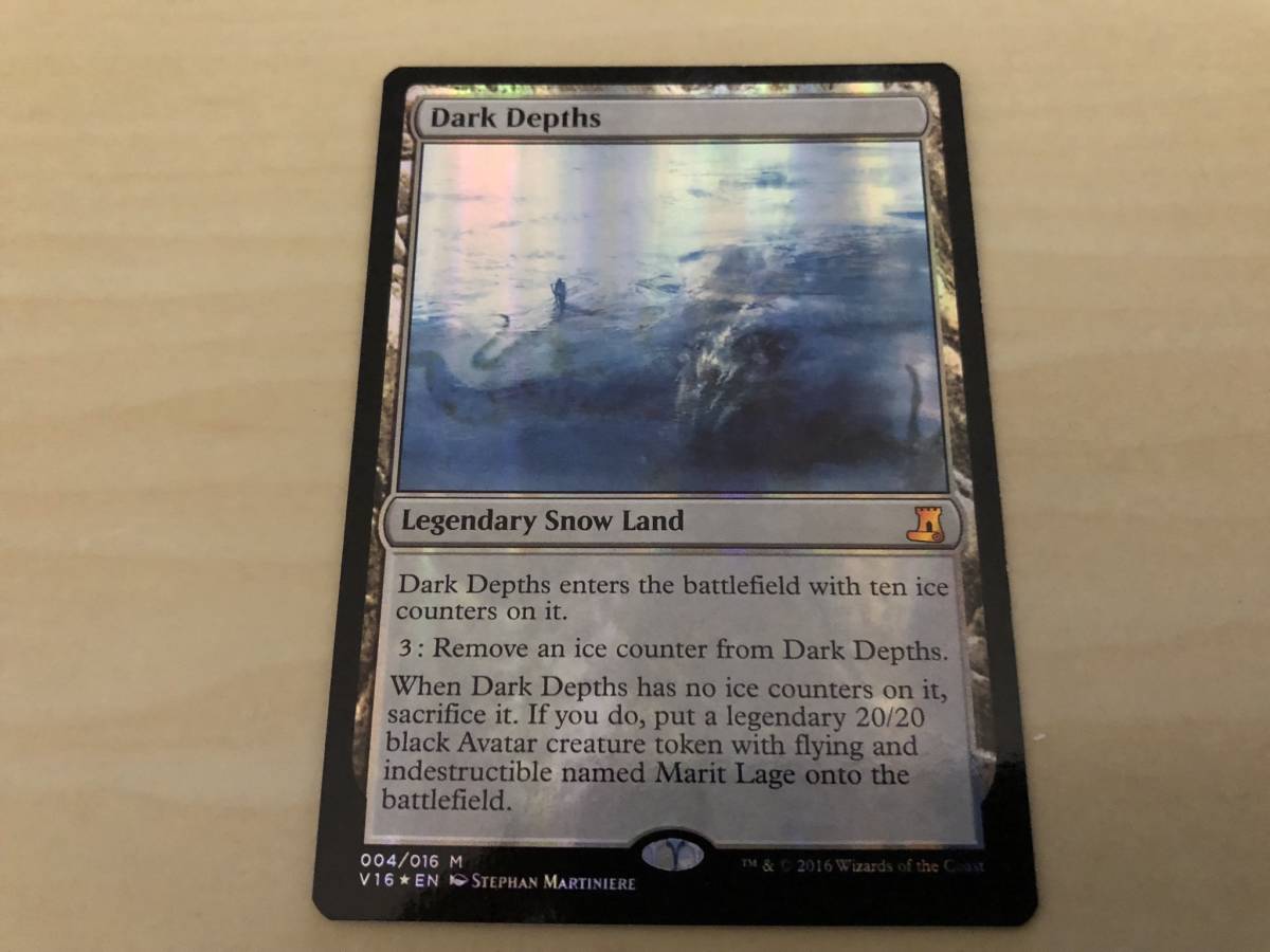MTG FOIL《暗黒の深部/Dark Depths》[FtV:Lore] 英語 1枚 