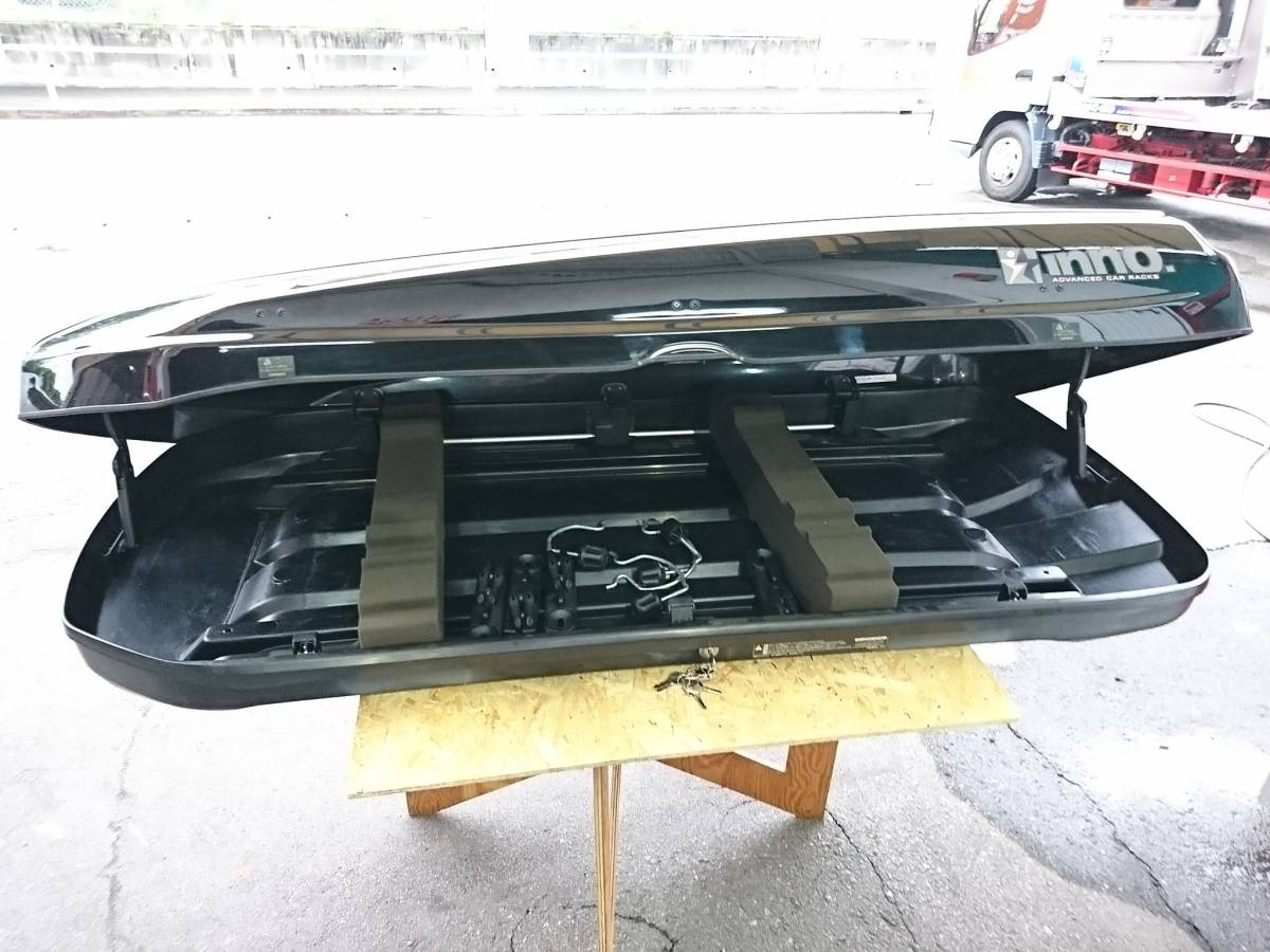 Rv Inno ルーフボックス Br1400 シャドゥ14 サポートブロック2本付き 引き取り歓迎 スノーボード スキー ルーフキャリア 売買されたオークション情報 Yahooの商品情報をアーカイブ公開 オークファン Aucfan Com