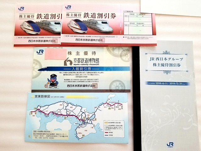 JR西日本と西日本グループ　株主優待割引　おまとめセット　送料無料_1