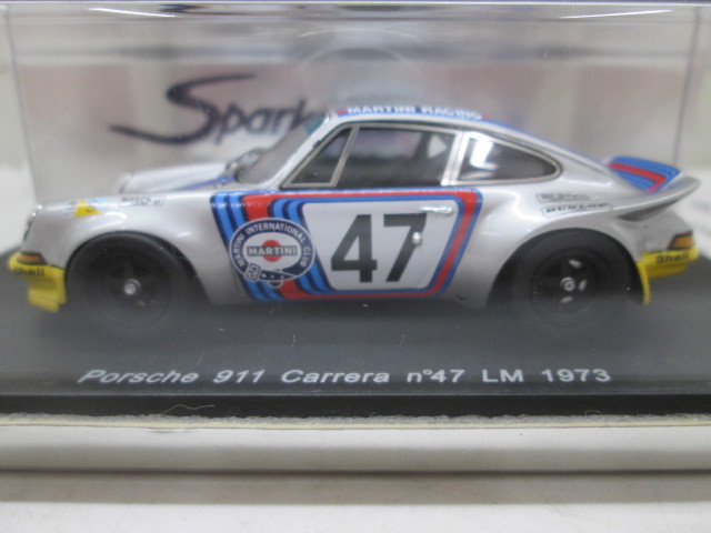 ★久1659 ミニカー スパーク Spark MINIMAX ポルシェ Porsche 911 Carrera n°47 LM 1973 1/43