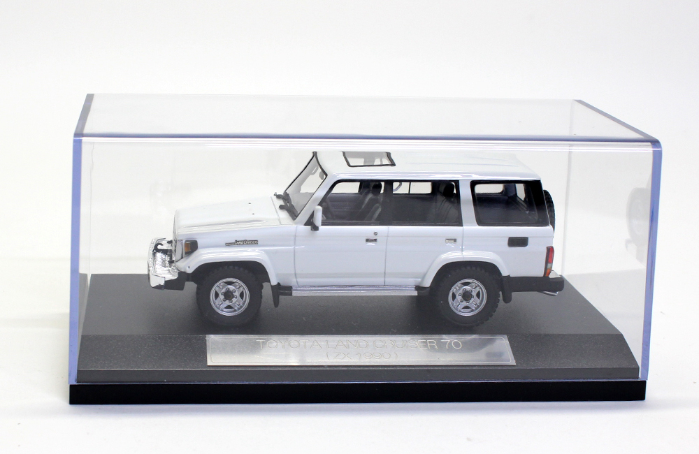 ハイストーリー 1/43 トヨタ ランドクルーザー 70 (ZX 1990) ホワイト