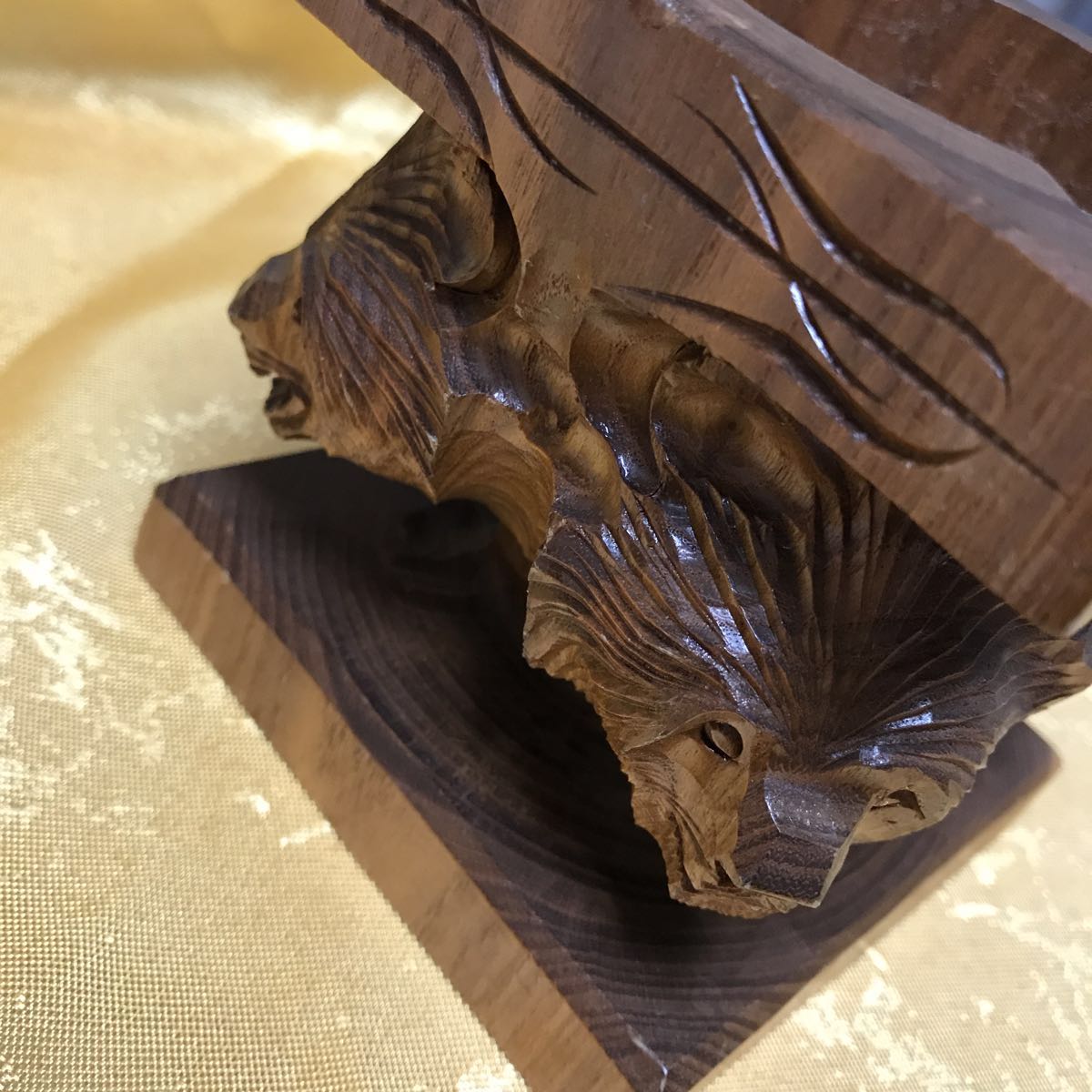 北海道 網走刑務所 矯正展 木彫り 熊 置物 灰皿 小物入れ 木彫りのクマ