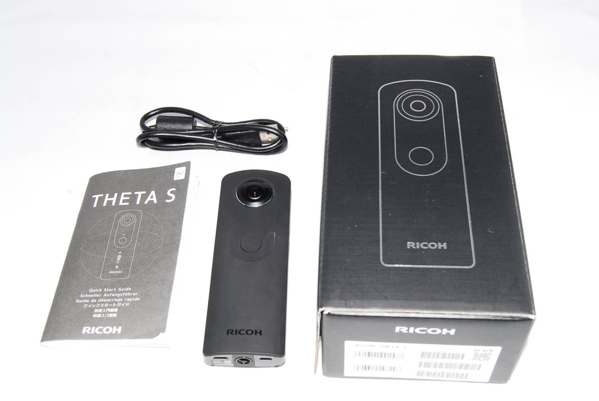 RICOH THETA S BLACK 小型360度カメラ 箱付き RICOH THETA S