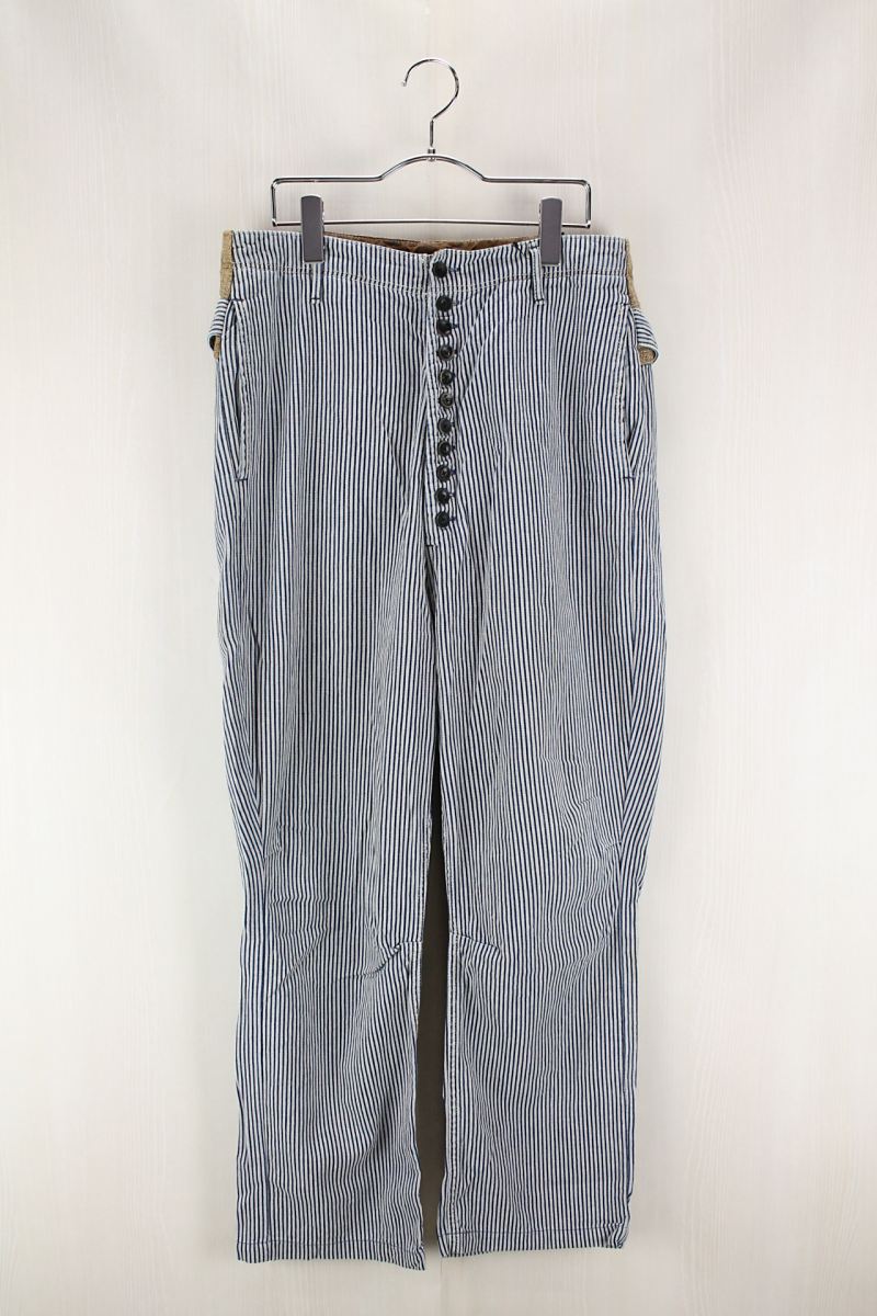 格安，新作 KAPITAL ボトム/M/リネン/ストライプ(Mサイズ)｜売買されたオークション情報、yahooの商品情報をアーカイブ公開 - オークファン Mサイズ