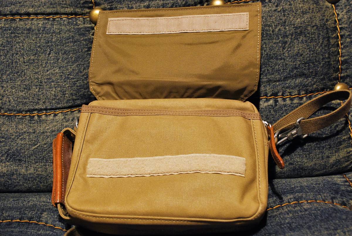 美品☆吉田カバン ポーター PORTER FIELD ショルダーポーチ レザー 
