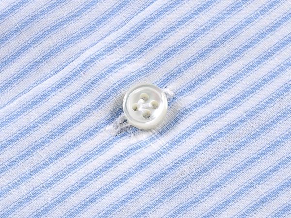 ◆【清涼感たっぷりの麻混素材！TIE YOUR TIE(タイユアタイ)/コットンリネンセミワイドカラーストライプシャツ3.7万】[tyt1857201] TIE YOUR | Online Shop ビー・アール