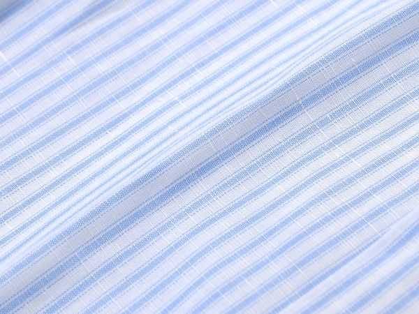 ◆【清涼感たっぷりの麻混素材！TIE YOUR TIE(タイユアタイ)/コットンリネンセミワイドカラーストライプシャツ3.7万】[tyt1857201] TIE YOUR | Online Shop ビー・アール