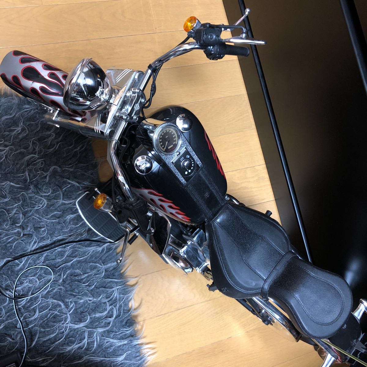 トイザらス 特大HARLEY-DAVIDSON/ハーレー FATBOY ラジコン 全長約70cm