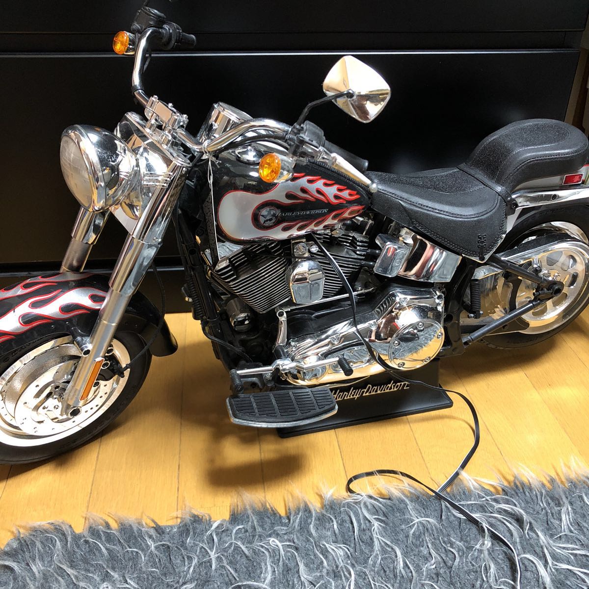 トイザらス 特大HARLEY-DAVIDSON/ハーレー FATBOY ラジコン 全長約70cm