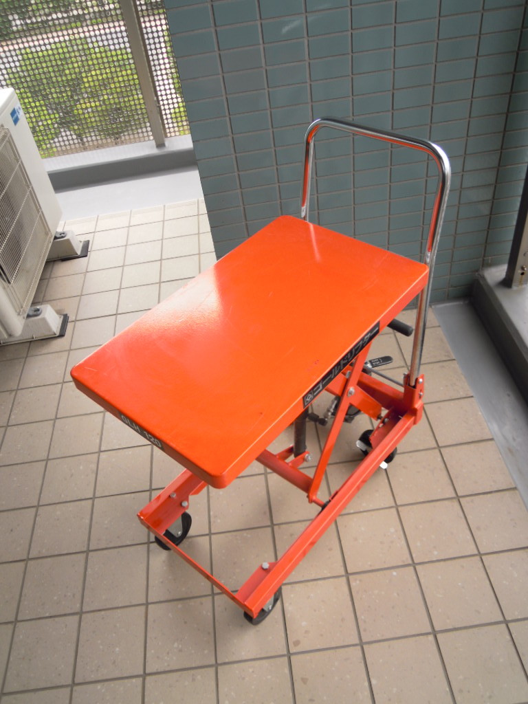 東正車両　ゴールドリフター　リフターテーブル　120kg運搬台車_3