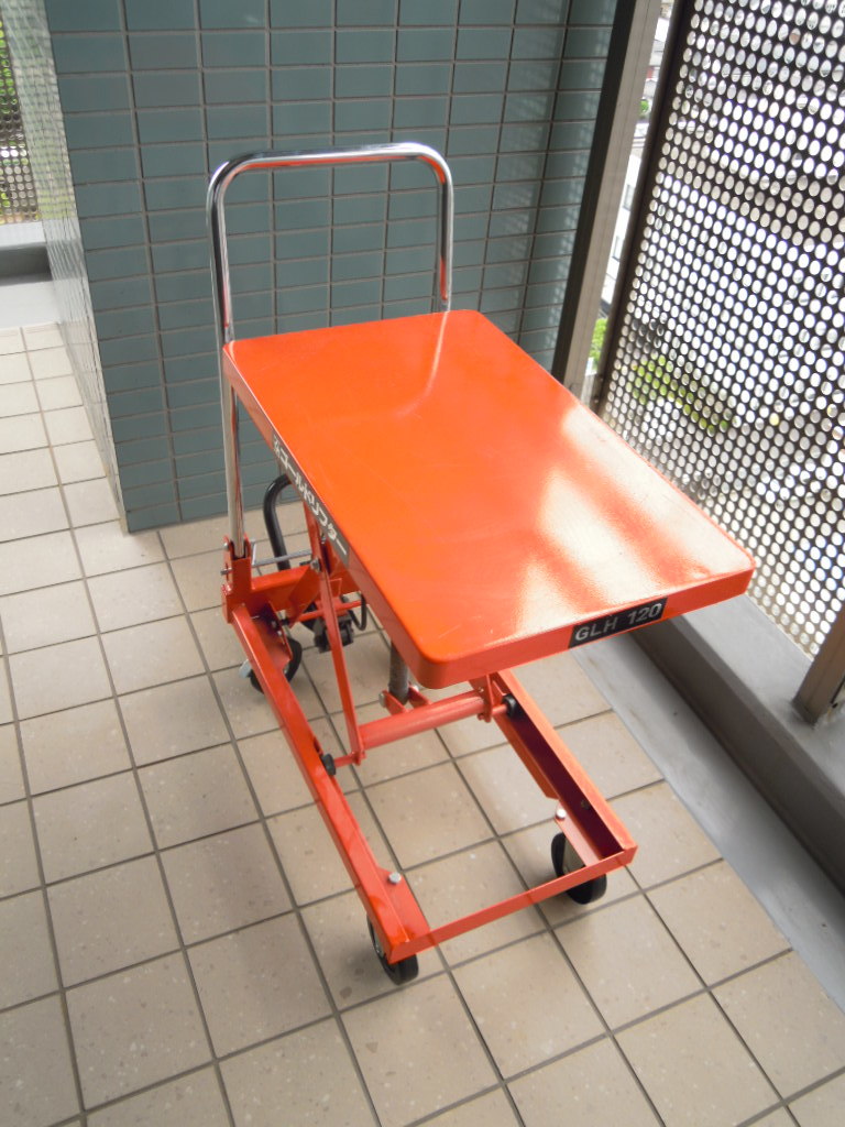 東正車両　ゴールドリフター　リフターテーブル　120kg運搬台車_4