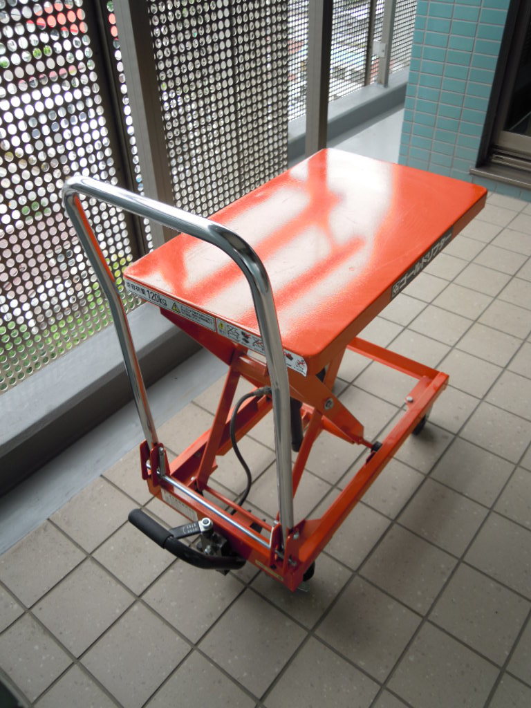 東正車両　ゴールドリフター　リフターテーブル　120kg運搬台車_6