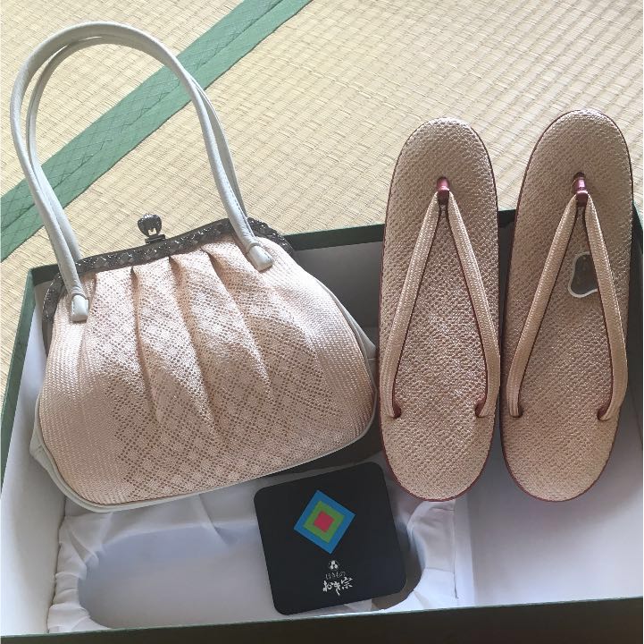 《新品》草履 和装バッグ セット おき宗 夏着物に◎ 下駄 履物 2026年最新着物 草履 22.5の人気アイテム