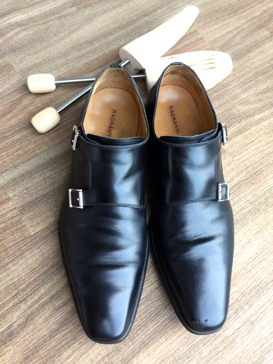 ◇◇激安必見!! 高級 マグナーニ MAGNANNI 美麗 ダブルモンク