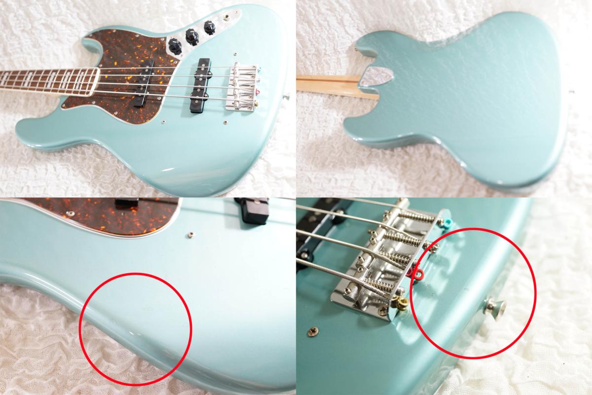 Fender japan オーシャンターコイズメタリック Fender Japan JB75-US R