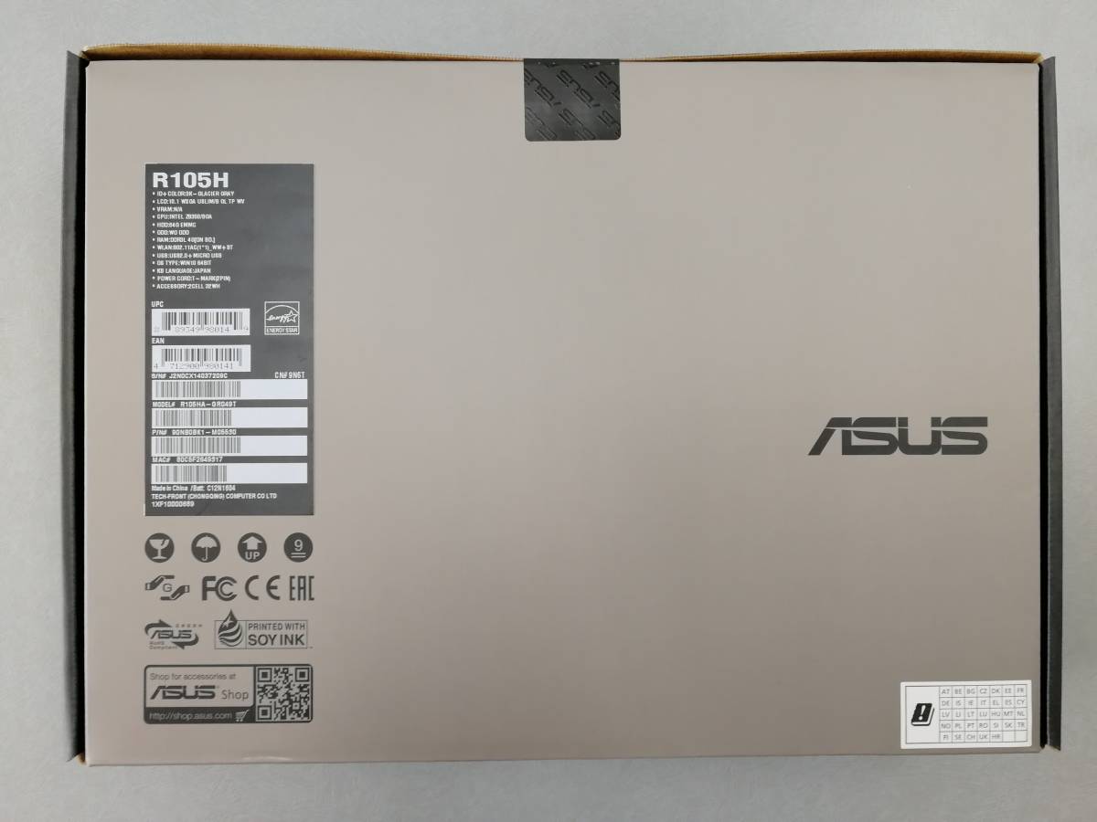ASUS R105HA-GR049T メタルグレー TransBook [ Atom メモリ4GB 10.1型