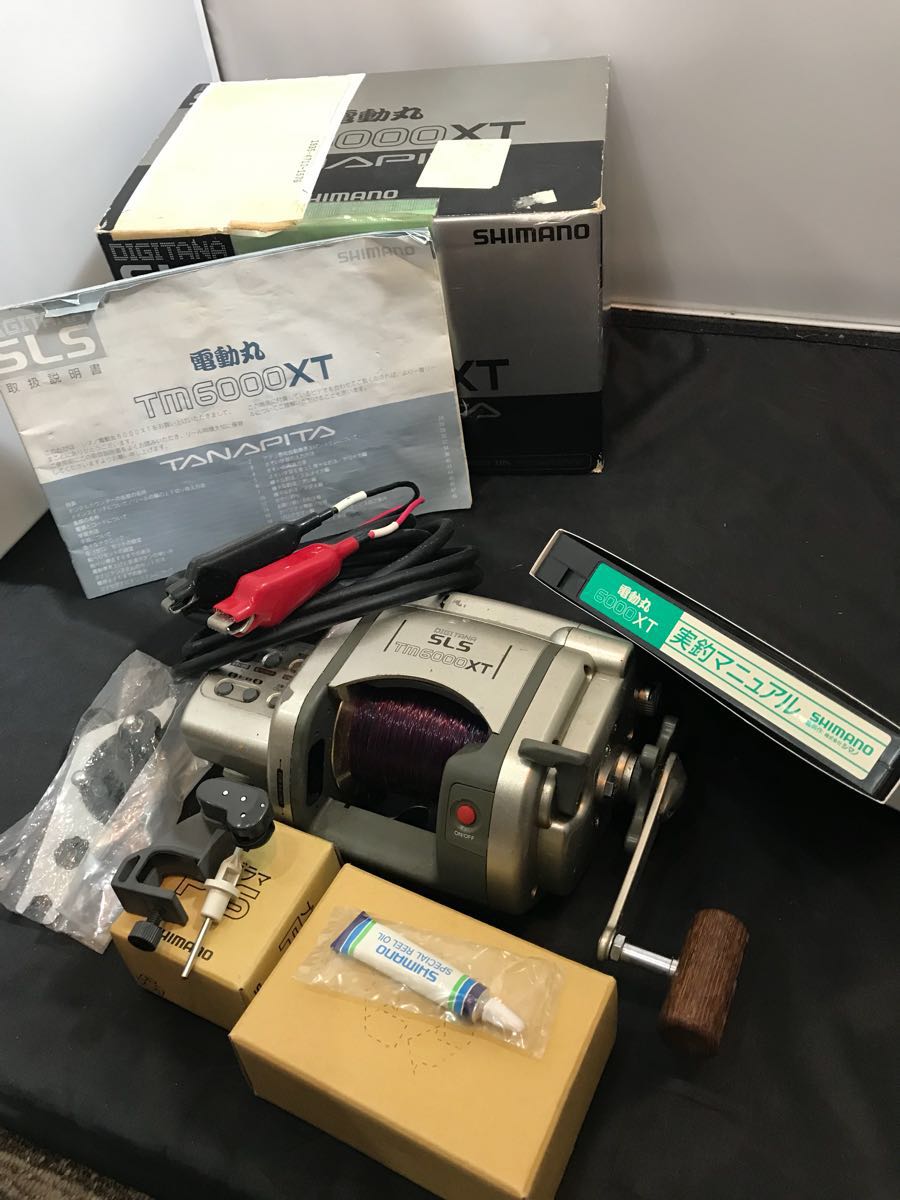 動作確認済 プログラマー付き シマノ 電動リール 電動丸 TM6000XT