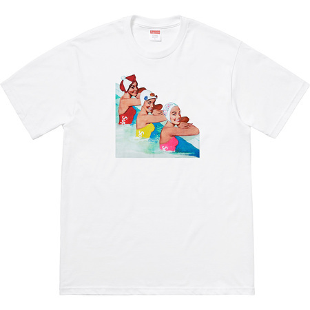 国内正規18ss week19 Sサイズ supreme シュプリーム summer tea サマーT swimmers tea スイマーT White