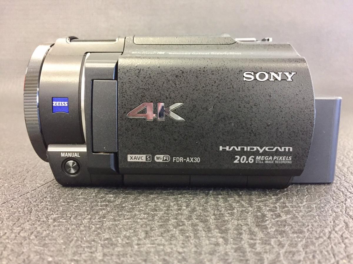 動作不明/ジャンク扱い【SONY FDR-AX30】ソニー4K動画ハンディカム