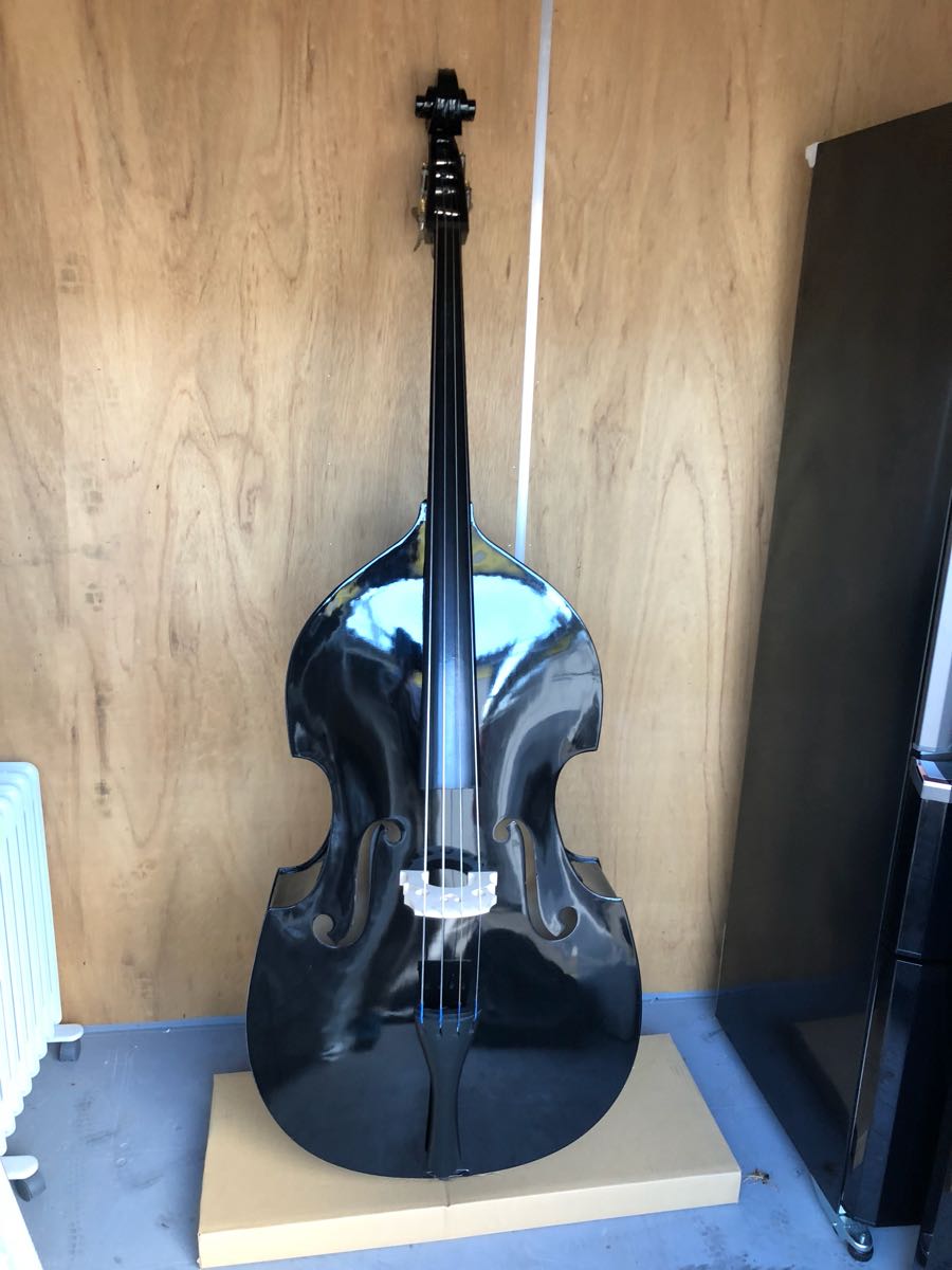 直接取引限定コントラバス ウッドベース 韓国製 ☆中古美品！ブラック