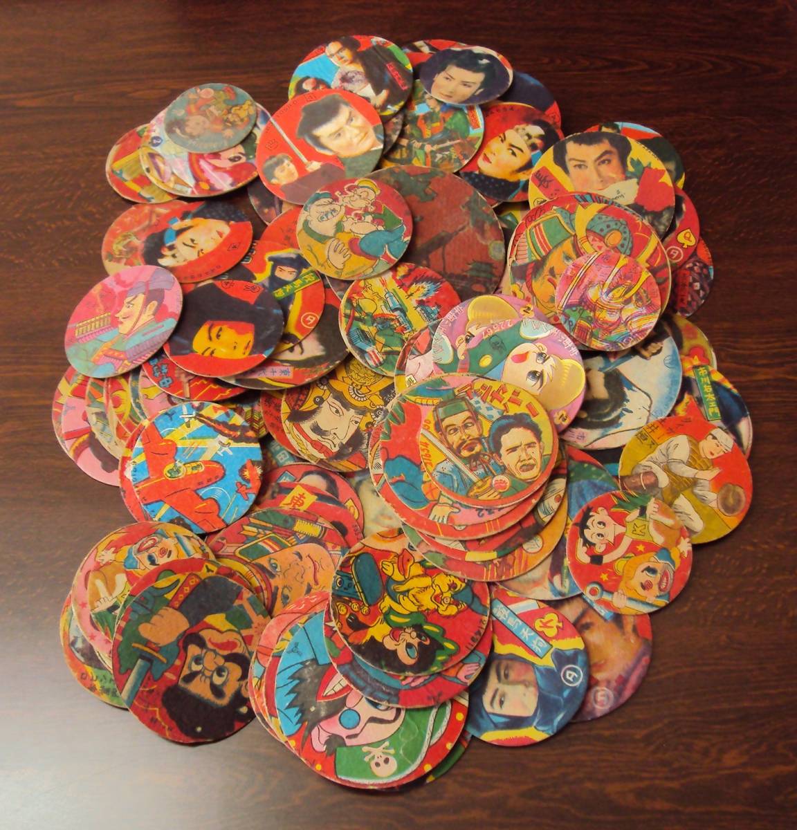 古い紙めんこ　面子 120枚　箱付