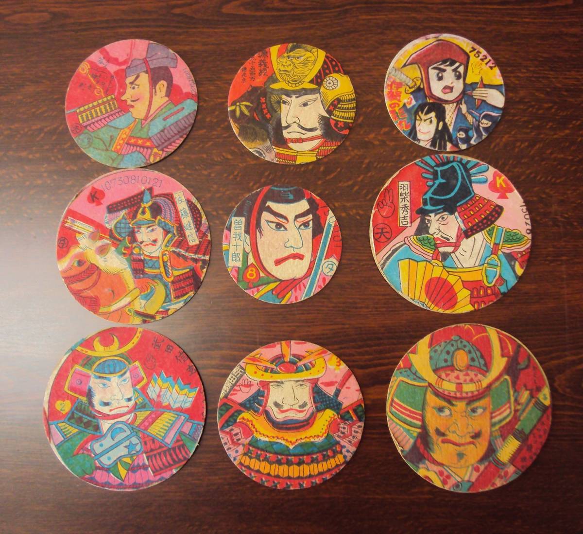 古い紙めんこ　面子 120枚　箱付