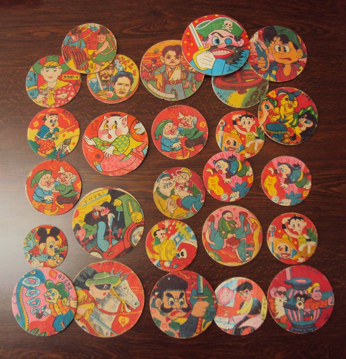 古い紙めんこ　面子 120枚　箱付