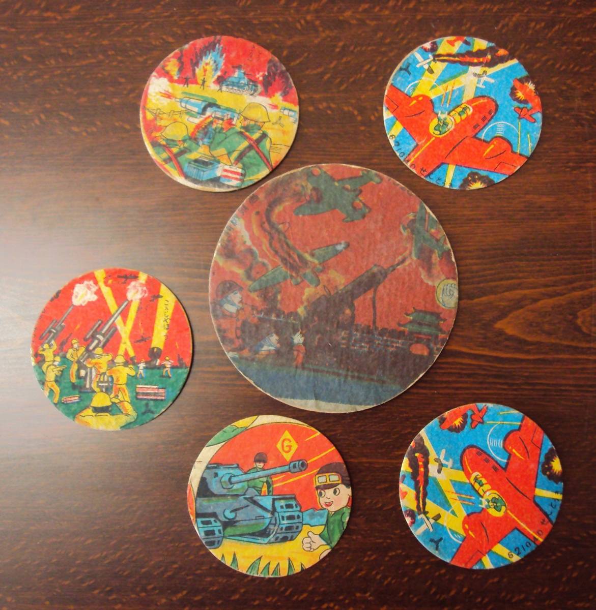 古い紙めんこ　面子 120枚　箱付