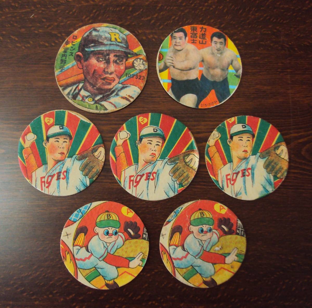 古い紙めんこ　面子 120枚　箱付