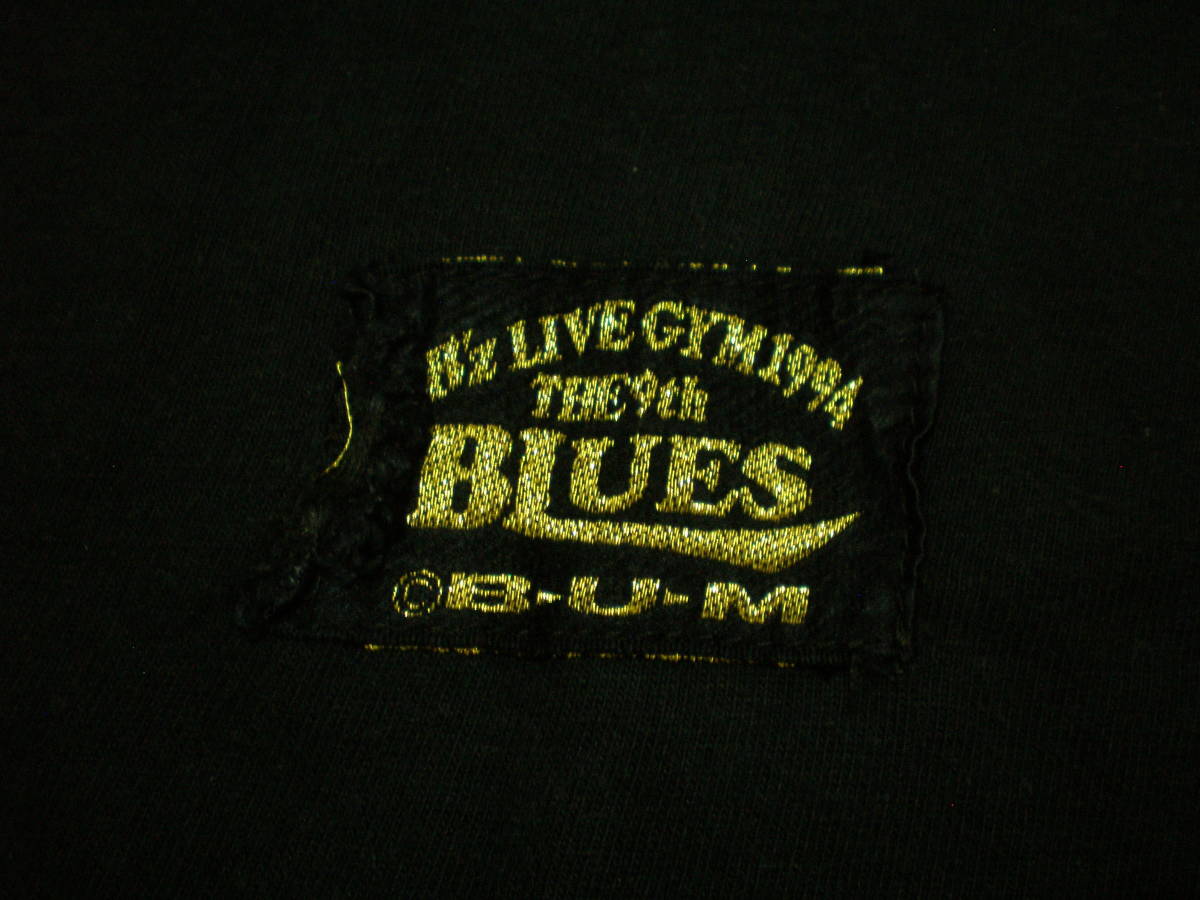 90's B'z ビーズ LIVE GYM 1994 THE 9th BLUES Tシャツ Lサイズ位 松本