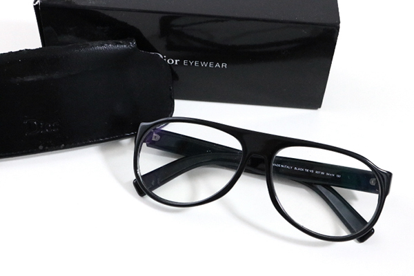 Dior Homme ディオールオム◇エディ期 黒縁メガネ クリア×黒 Dior Homme ディオールオム◇エディ期 黒縁メガネ クリア×黒
