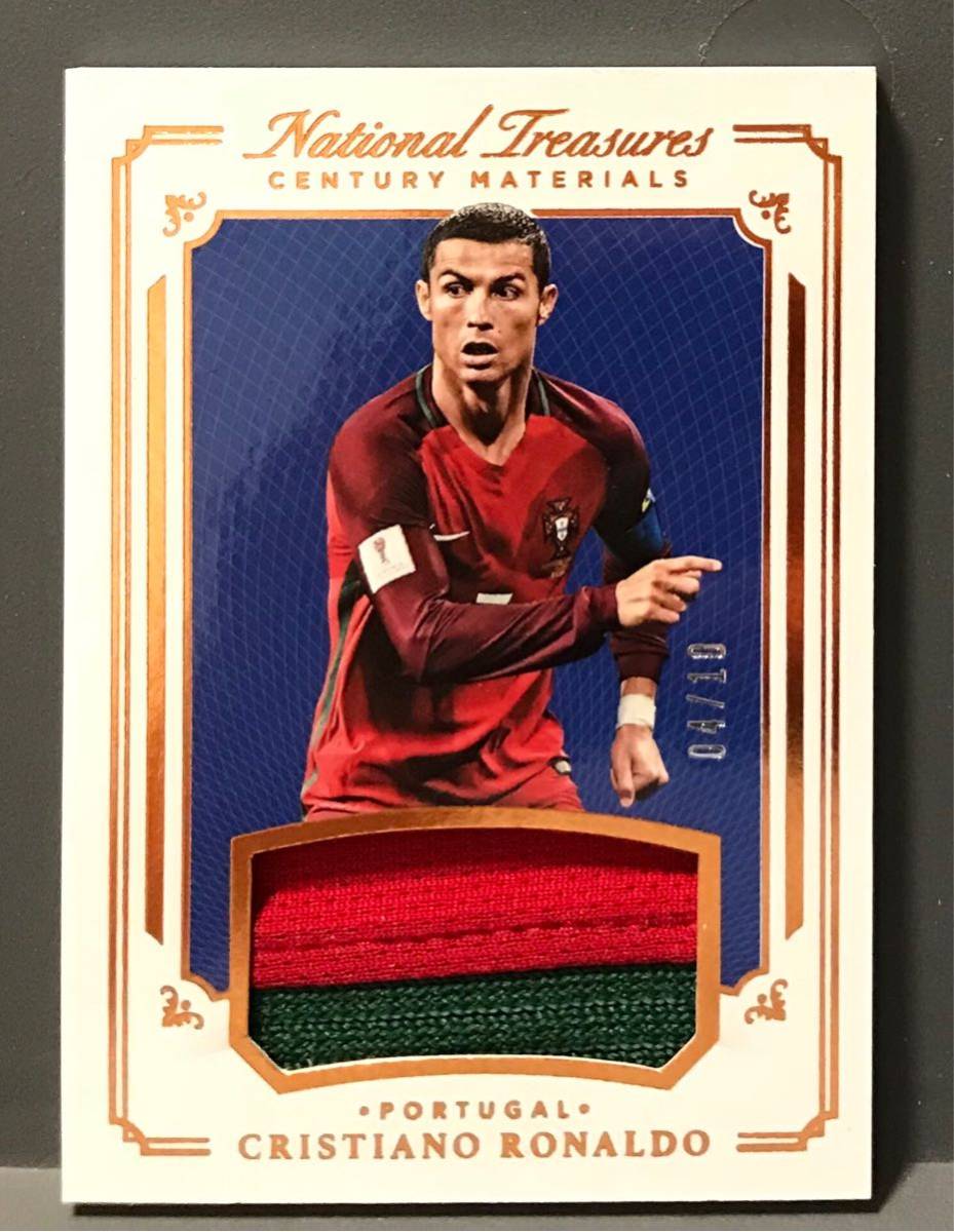 Panini Cristiano 0 Adrenalyn XL FIFA Cristiano Ronaldo2018 Panini National Treasures Century Materials Patch /35 non auto