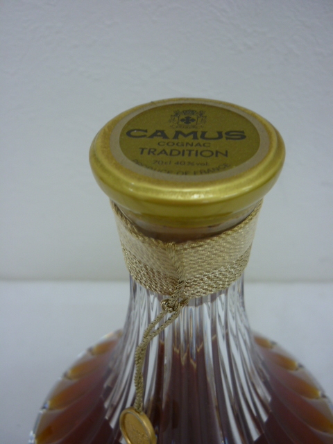 1円～古酒【未開栓】カミュ トラディション バカラクリスタル替栓