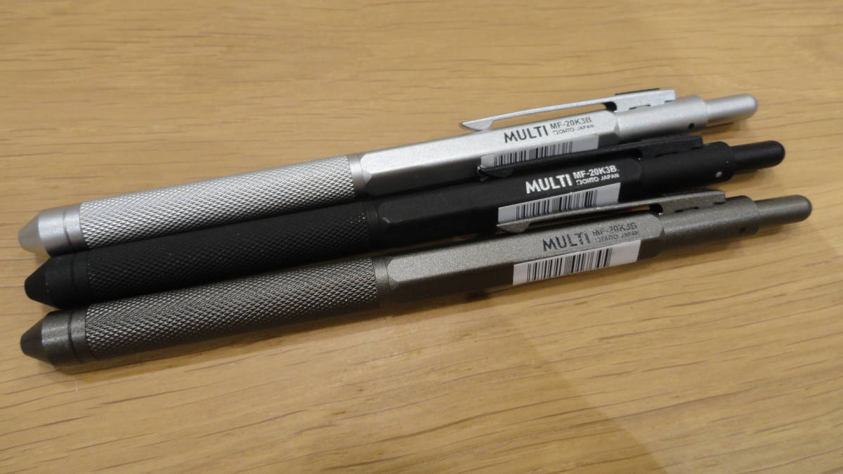 オート 多機能ペン MULTI 2+1 MF-20K3B 3本セット(複合筆記具)｜売買
