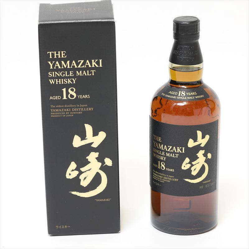 サントリー　山崎　18年　新品未開封　化粧箱付　マイレージ付 SUNTORY YAMAZAKI 18YEARS 送料無料_1
