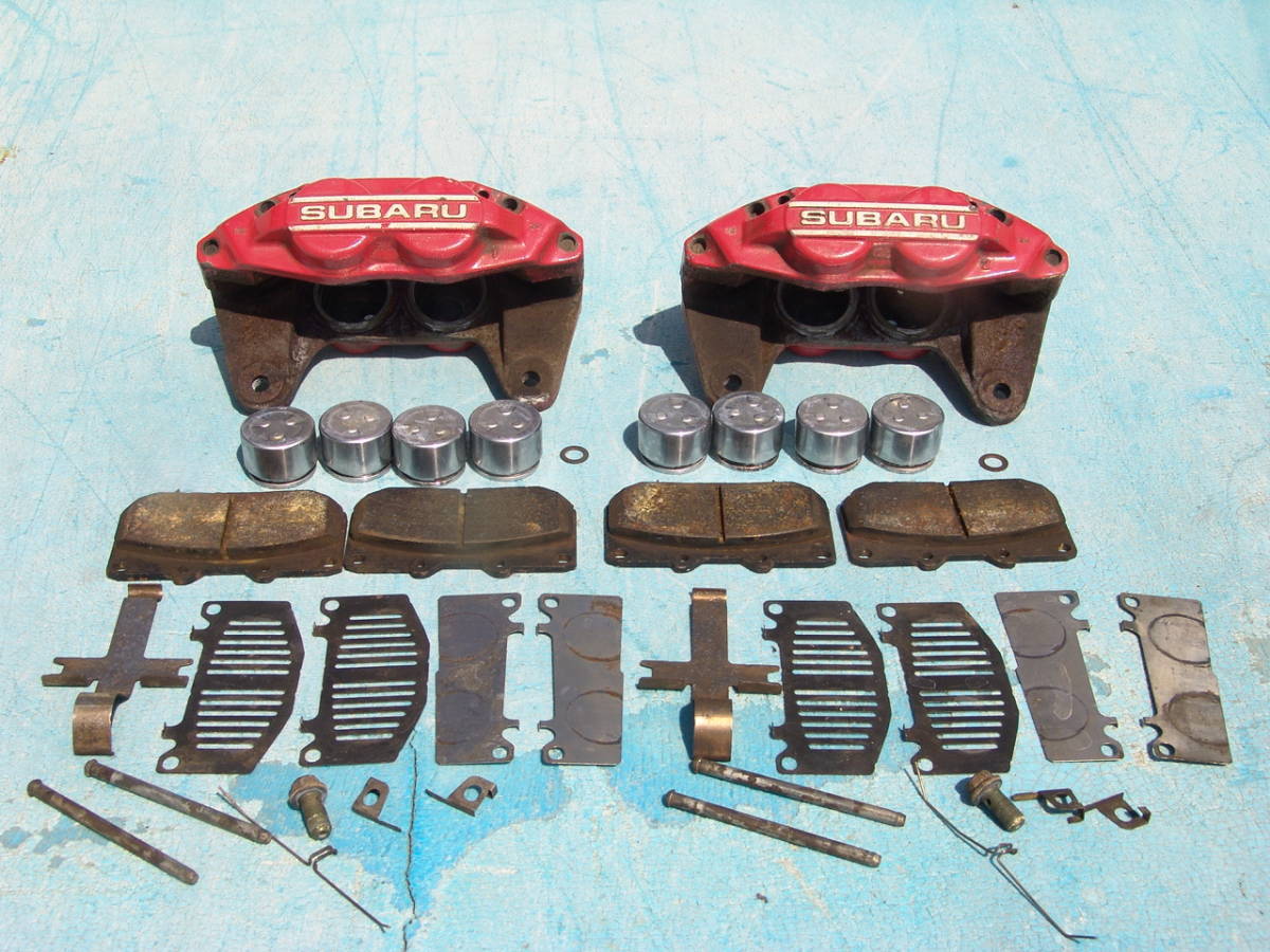 86/BRZ流用可】SUBARU スバル 4pot フロントブレーキキャリパー スバル