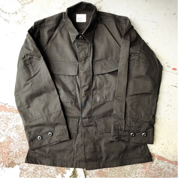 ブラック357 希少97年コントラクト97s特殊部隊BDU BLACK357 SMALL/REGULARデッドストック黒ファティーグ